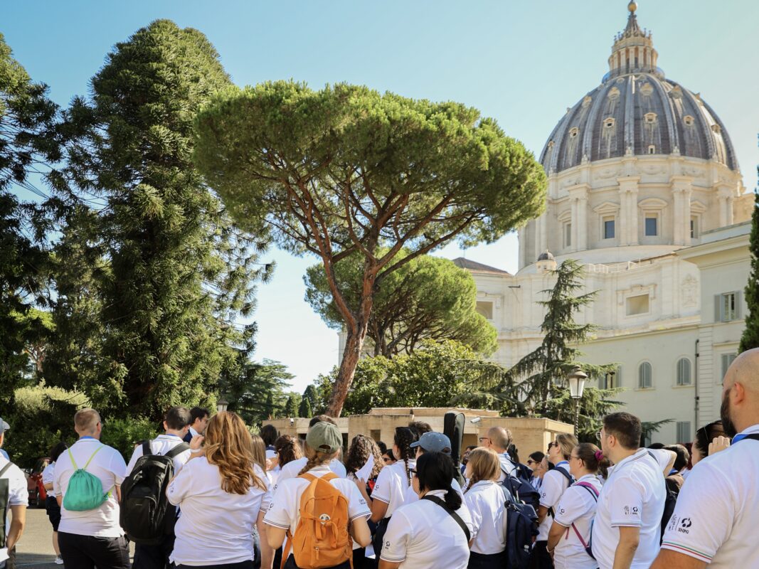 Otto ragazzi del San Marco al Giubileo dei Giovani