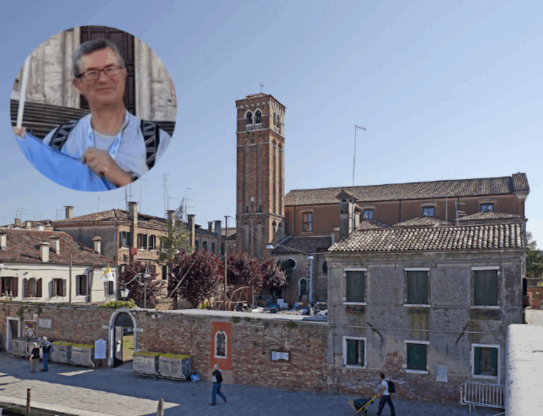 Padre Zago saluta San Giobbe