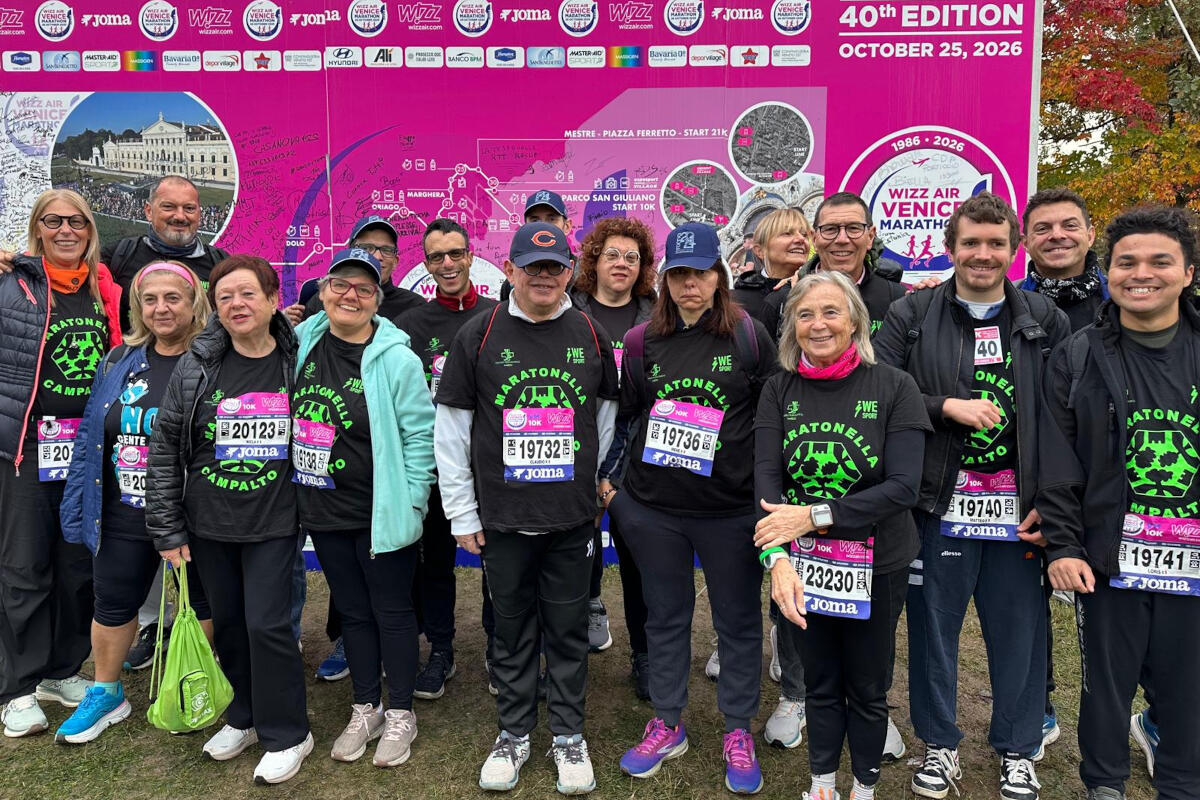 Il "Team Bea Vita" alla Venice Marathon