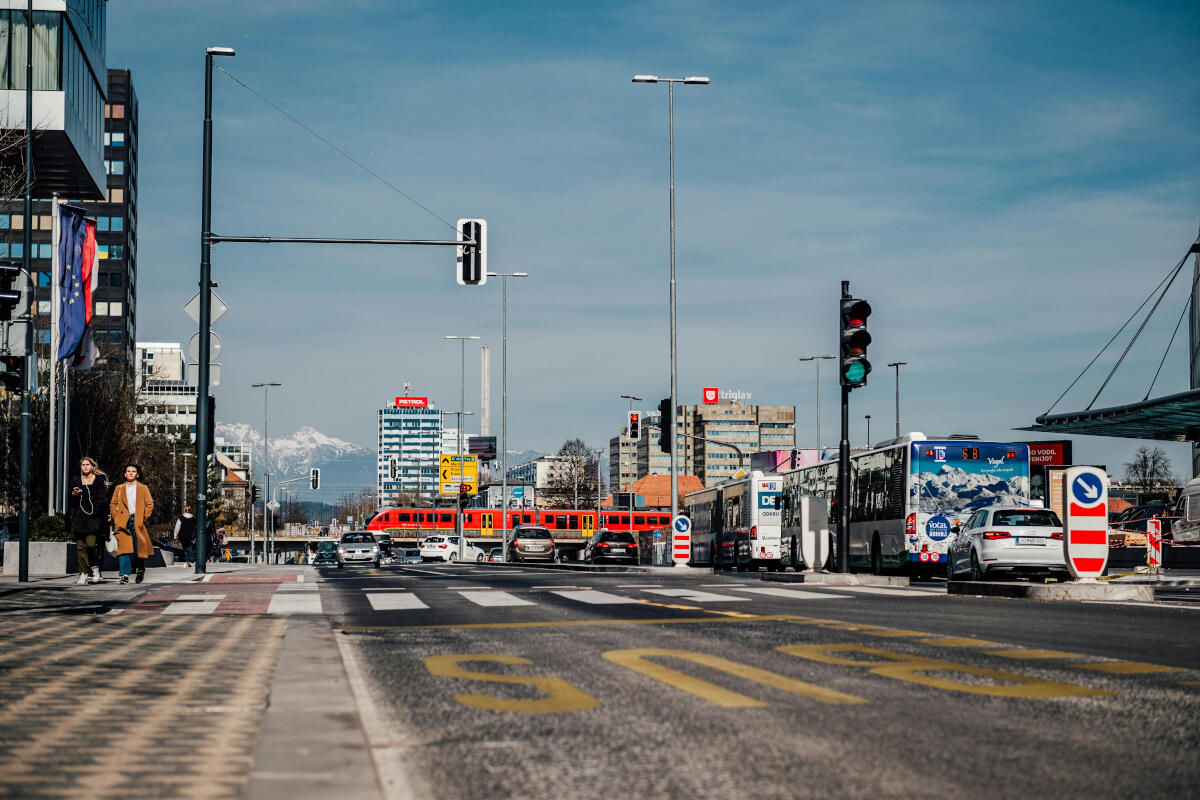 strada-nel-centro-di-lubiana
